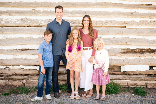 Chiropractor Evergreen CO Jason Steinle With His Family